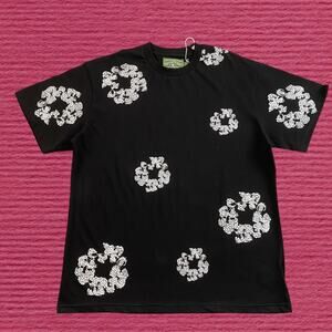 Denim Tears Black Short Sleeve